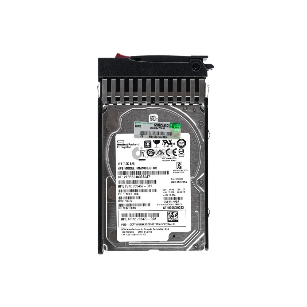 787652-001 HP HDD 1TB 7.2K SAS 12G 2.5" SFF
